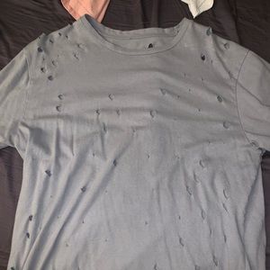 Distressed tee shirt